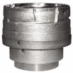 DURAVENT Pellet Stove Vent Pipe Adapter, 3 to 4-In. PLUMBING, HEATING & VENTILATION DURAVENT   