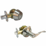 TAIWAN FU HSING INDUSTRIAL CO Bergamo Combination Lever Lockset, Satin Nickel HARDWARE & FARM SUPPLIES TAIWAN FU HSING INDUSTRIAL CO