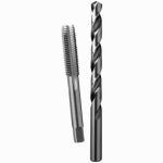 CENTURY DRILL & TOOL CO INC Metric Plug Tap & Drill Bit, 10 x 1.2mm, Q Drill, 2-Pc. TOOLS CENTURY DRILL & TOOL CO INC