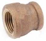 ANDERSON METALS CORP Rough Brass Threaded Reducing Coupling, Lead Free, 1/2 x 1/4 In. Female Pipe PLUMBING, HEATING & VENTILATION ANDERSON METALS CORP