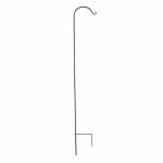 PANACEA PRODUCTS CORP-IMPORT Shepherd's Hook, Single, Black Steel, 84-In. LAWN & GARDEN PANACEA PRODUCTS CORP-IMPORT