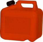 MIDWEST CAN COMPANY Gas Can, Self-Venting, Red Plastic, 2.5-Gallons AUTOMOTIVE MIDWEST CAN COMPANY   