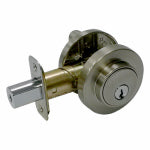 TAIWAN FU HSING INDUSTRIAL CO Low-Profile Single-Cylinder Deadbolt, Satin Nickel HARDWARE & FARM SUPPLIES TAIWAN FU HSING INDUSTRIAL CO