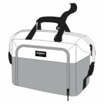 IGLOO CORPORATION Snapdown Seadrift Soft-Sided Cooler, White/Gray, Holds 36 Cans OUTDOOR LIVING & POWER EQUIPMENT IGLOO CORPORATION