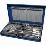 CENTURY DRILL & TOOL CO INC Fractional Tap & Hex Die Set, 24-Pc. TOOLS CENTURY DRILL & TOOL CO INC