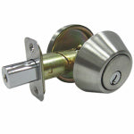 TAIWAN FU HSING INDUSTRIAL CO Single-Cylinder Deadbolt, Stainless Steel HARDWARE & FARM SUPPLIES TAIWAN FU HSING INDUSTRIAL CO
