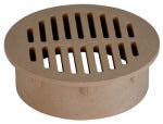 NDS 6" Round Grate, Sand PLUMBING, HEATING & VENTILATION NDS