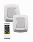 AMERTAC-WESTEK LED Puck Light With Remote, 2-Pk. ELECTRICAL AMERTAC-WESTEK