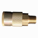 MILTON INDUSTRIES Compression Coupler, T-Style, Male, 1/4 In. NPT TOOLS MILTON INDUSTRIES