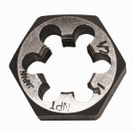 CENTURY DRILL & TOOL CO INC Hexagon Die, National Pipe Taper Thread, 1/2-In. x 14 TOOLS CENTURY DRILL & TOOL CO INC