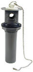 B&K LLC PVC Pull-Out Plug With Chain & Stopper, 1-1/4 x 5-In. PLUMBING, HEATING & VENTILATION B&K LLC