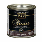ZAR ZAR 12106 Wood Stain, Baby Grand, Liquid, 0.5 pt, Can PAINT ZAR