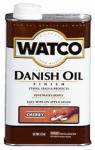 WATCO Watco 65251 Danish Oil, Cherry, Liquid, 1 pt, Can PAINT WATCO