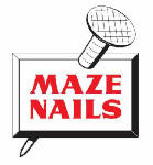 MAZE NAILS Pole Barn Nails, Ring Shank, Hardened Steel, 60D, 6 In., 5 Lbs. HARDWARE & FARM SUPPLIES MAZE NAILS