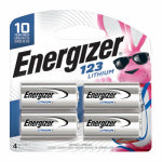 ENERGIZER 3V Photo Lithium Batteries, 123, 4 Pack ELECTRICAL ENERGIZER