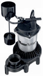 PENTAIR WATER Sump Pump, Zinc & Plastic Construction, 1/3-HP Motor, 3,600 GPH PLUMBING, HEATING & VENTILATION PENTAIR WATER