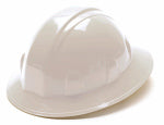 PYRAMEX SAFETY PRODUCTS LLC Hard Hat, Full Brim, Ratchet Adjustment, White CLOTHING, FOOTWEAR & SAFETY GEAR PYRAMEX SAFETY PRODUCTS LLC