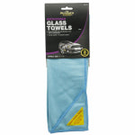 HOPKINS MFG Microfiber Glass Towel, 12 x 16-In., 2-Pk. AUTOMOTIVE HOPKINS MFG   