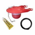 LAVELLE INDUSTRIES INC Easy Fix Flush Valve Repair Kit, 3 In. PLUMBING, HEATING & VENTILATION LAVELLE INDUSTRIES INC