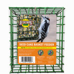 GLOBAL HARVEST FOODS LLC Bird Seed Cake Cage, Vinyl-Coated Metal PET & WILDLIFE SUPPLIES GLOBAL HARVEST FOODS LLC   