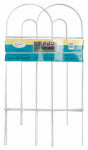 PANACEA PRODUCTS CORP-IMPORT White Round-Top Garden Fence, 32-In. x 8-Ft.