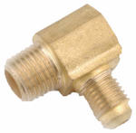 ANDERSON METALS CORP Flare Elbow, Lead Free Brass, 1/4 Flare x 1/8 In. MPT PLUMBING, HEATING & VENTILATION ANDERSON METALS CORP