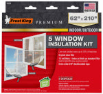 THERMWELL Window Insulation Kit, Heavy-Duty, XL, 62 x 210-In. HARDWARE & FARM SUPPLIES THERMWELL