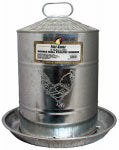 MANNA PRO PRODUCTS LLC Poultry Drinker Double-Wall Galvanized Steel, 5 Gallon HARDWARE & FARM SUPPLIES MANNA PRO PRODUCTS LLC
