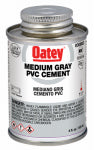 OATEY Oatey 30883 Medium-Bodied Fast Set Cement, 4 oz Can, Liquid, Gray PLUMBING, HEATING & VENTILATION OATEY
