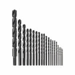 ROBERT BOSCH TOOL GROUP 21-Pc. Drill Bit Set, Metal, Black Oxide TOOLS ROBERT BOSCH TOOL GROUP