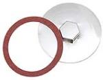 PLUMB SHOP DIV BRASSCRAFT 4-3/8-In. O.D. Drum Trap Cover PLUMBING, HEATING & VENTILATION PLUMB SHOP DIV BRASSCRAFT