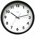 LA CROSSE TECHNOLOGY LTD Equity Commercial Wall Clock, Black, 14-In. HOUSEWARES LA CROSSE TECHNOLOGY LTD
