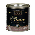 ZAR ZAR 17106 Interior Wood Stain, Malibu Gray, Liquid, 0.5 pt, Can
