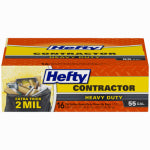 REYNOLDS CONSUMER PRODUCTS Contractor Trash Bags, Heavy Duty, 55-Gallon, 16-Ct. CLEANING & JANITORIAL SUPPLIES REYNOLDS CONSUMER PRODUCTS   