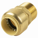 B&K LLC Pipe Fitting, Push On Adapter, 1-In. Copper x Male PLUMBING, HEATING & VENTILATION B&K LLC   