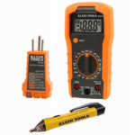 KLEIN TOOLS Electrical Test Kit with Multimeter, Non-Contact Volt Tester, Class 2 ELECTRICAL KLEIN TOOLS