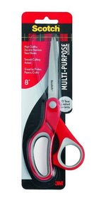 SCOTCH Scotch 1428 Scissors, Stainless Steel Blade, Ambidextrous Handle, 8 in OAL TOOLS SCOTCH